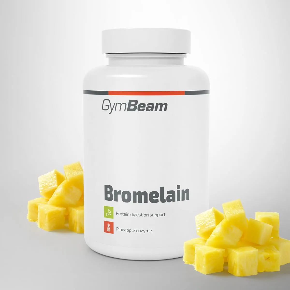 GymBeam Bromelain Ananas Kapseln 90 Stück vegan hochdosiert