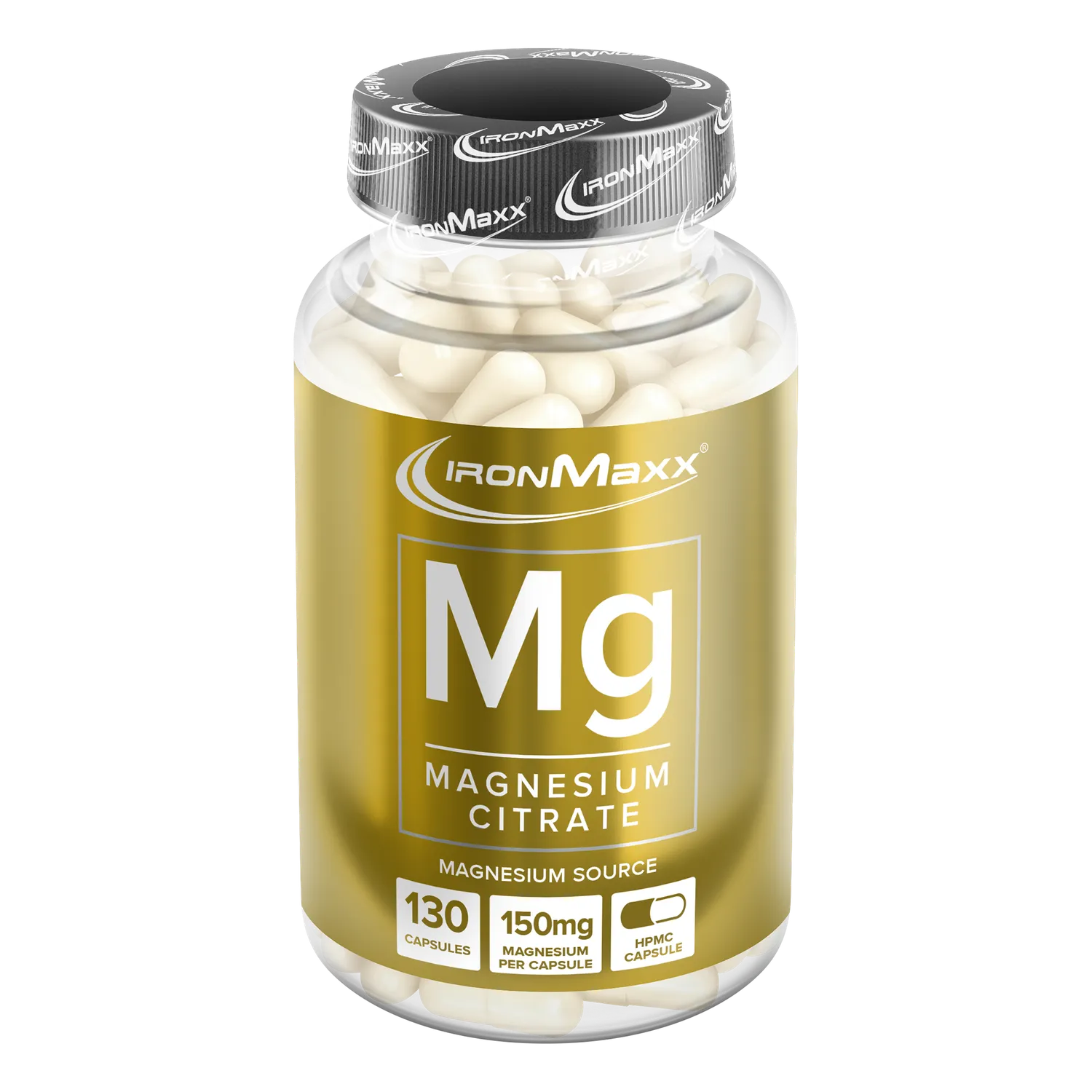 IronMaxx Magnesium 130 Kapseln 300 mg pro Portion