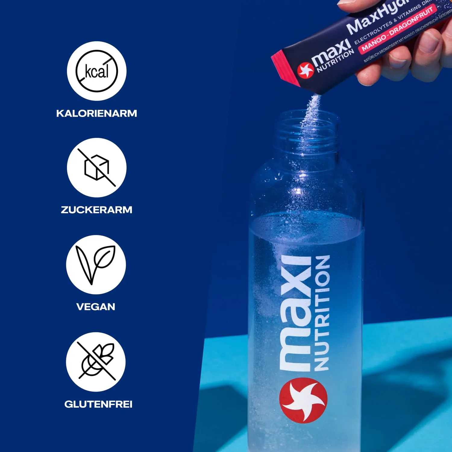 MaxiNutrition MaxHydrate Pulver Mango Dragonfruit 10 Sticks