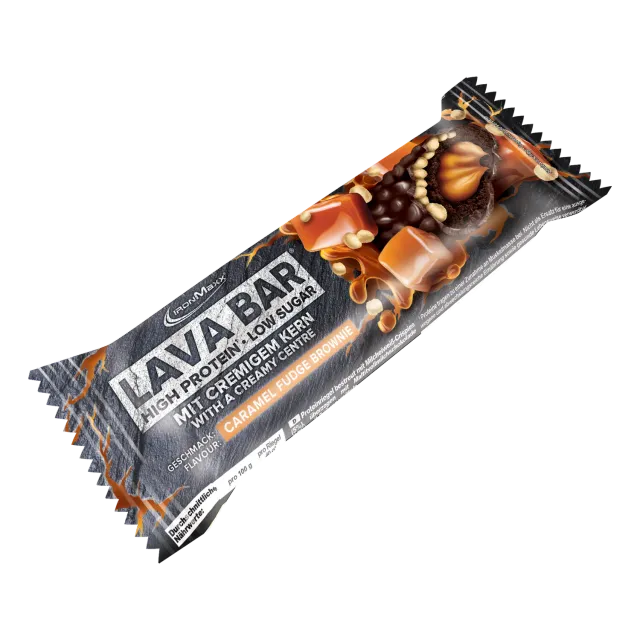 IronMaxx Lava Bar Proteinriegel 40g Caramel Fudge Brownie