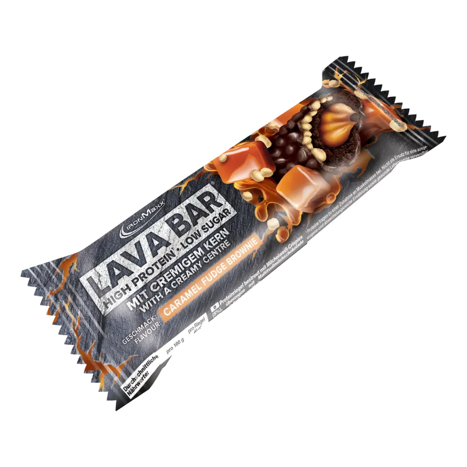 IronMaxx Lava Bar Proteinriegel 40g Caramel Fudge Brownie