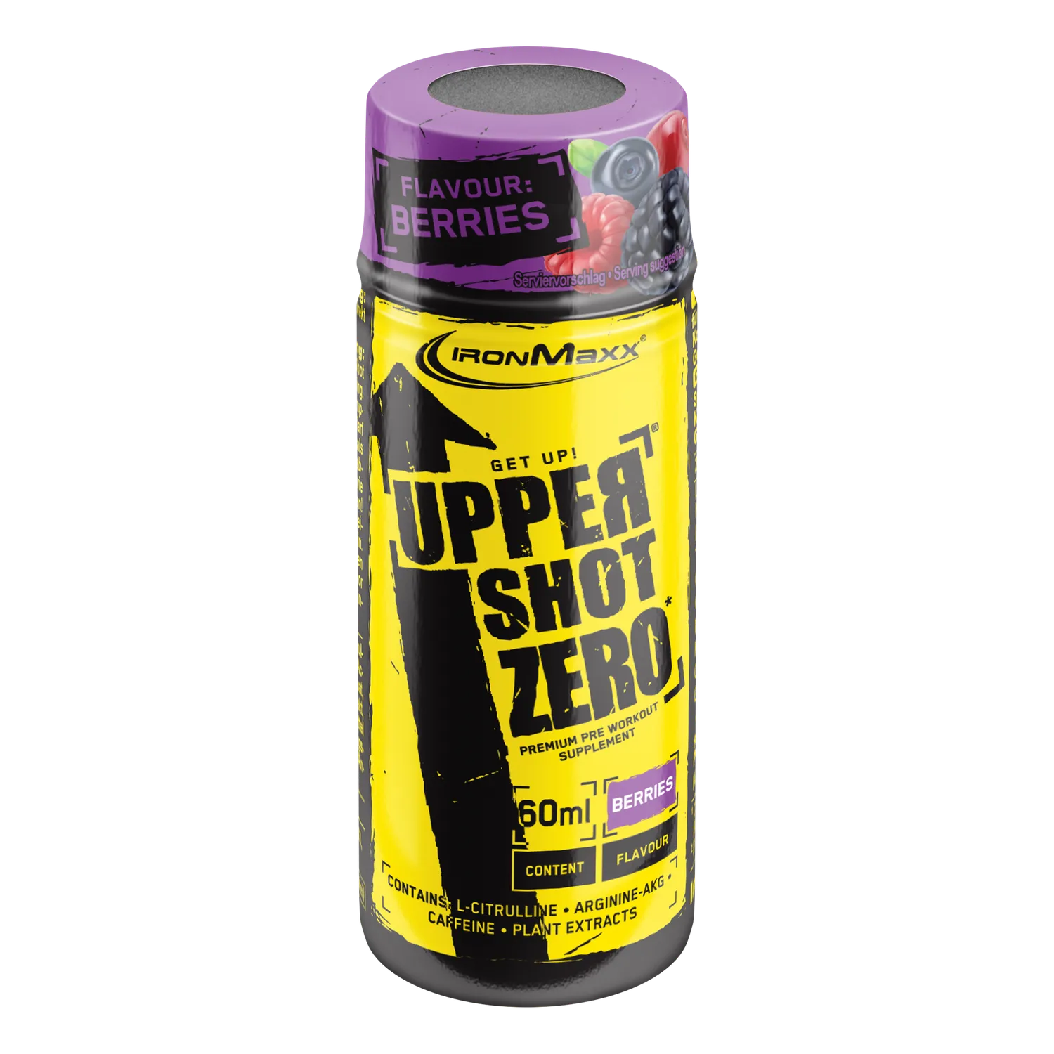 IronMaxx Upper Shot ZERO Booster 60ml Berries zuckerfrei