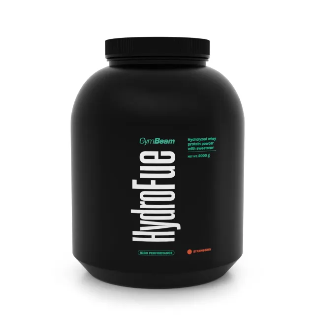 GymBeam HydroFue Whey 2000 g Erdbeere 75,2% Protein