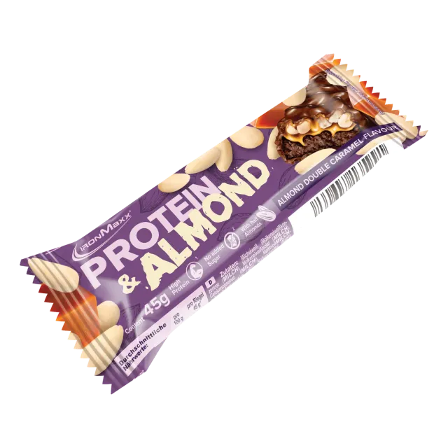 IronMaxx Protein & Almond Riegel 45g Almond Double Caramel zuckerfrei
