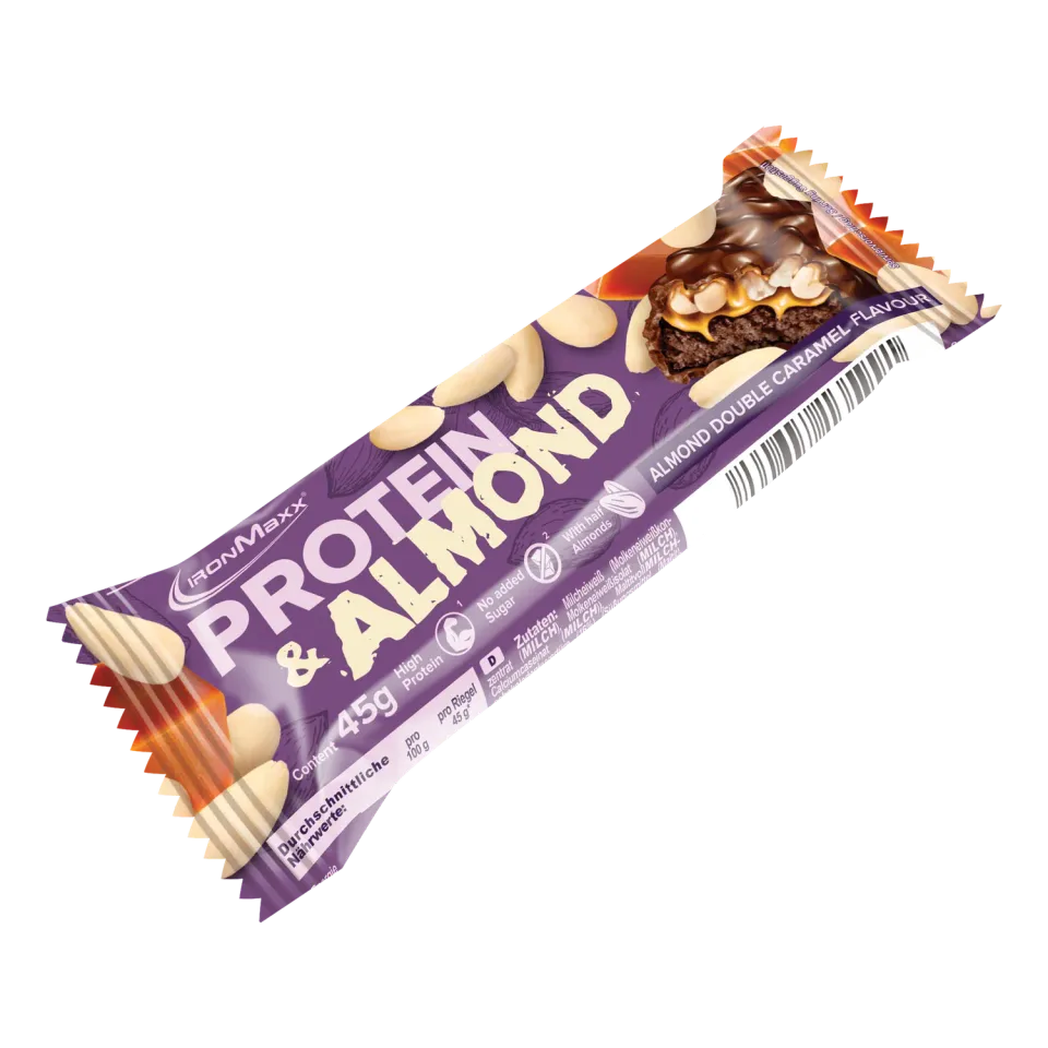 IronMaxx Protein & Almond Riegel 45g Almond Double Caramel zuckerfrei