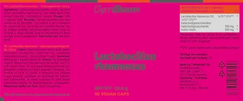 GymBeam Lactobacillus Rhamnosus GG Kapseln 90 Stück 10 Mrd KBE