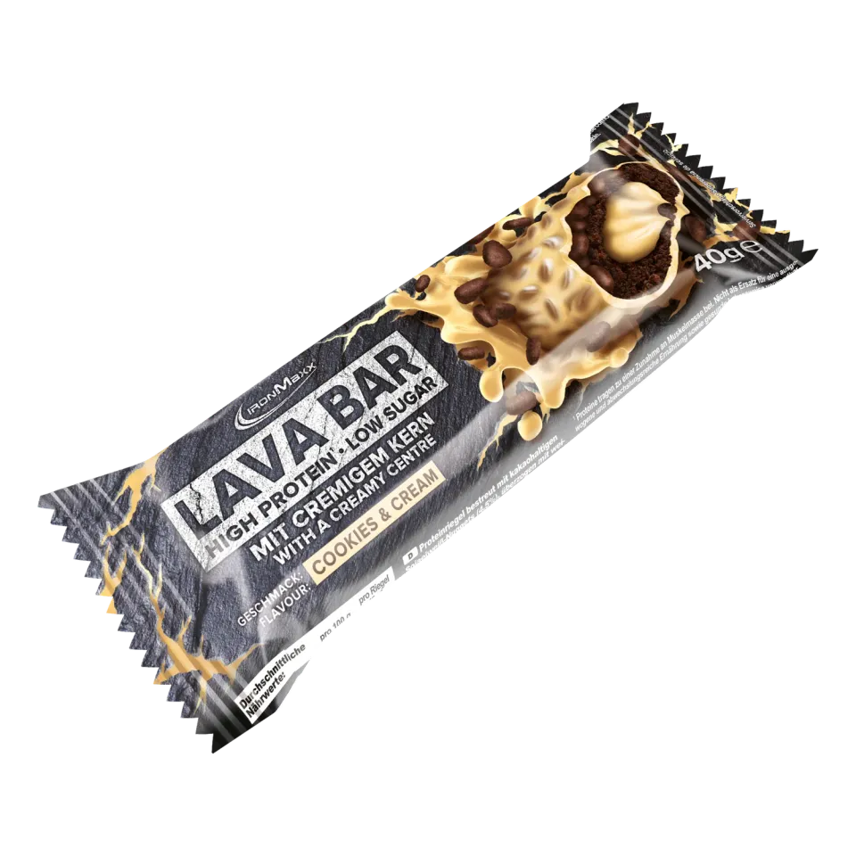 IronMaxx Lava Bar Proteinriegel 40g Cookies and Cream