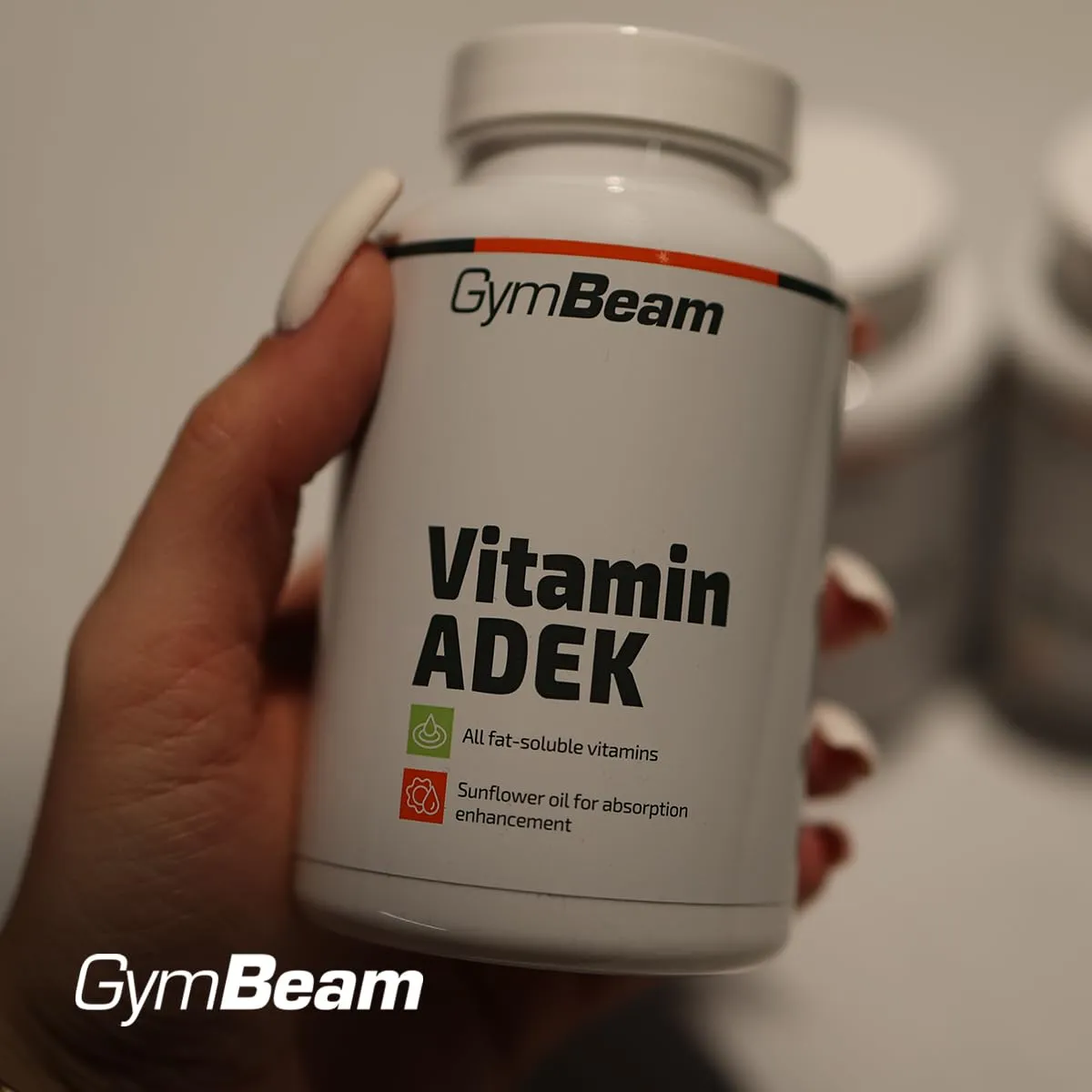 GymBeam Vitamin ADEK Kapseln 90 Stück fettlöslich