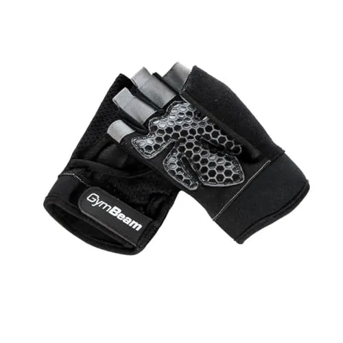GymBeam Grip Black Fitnesshandschuhe Anti-Rutsch atmungsaktiv