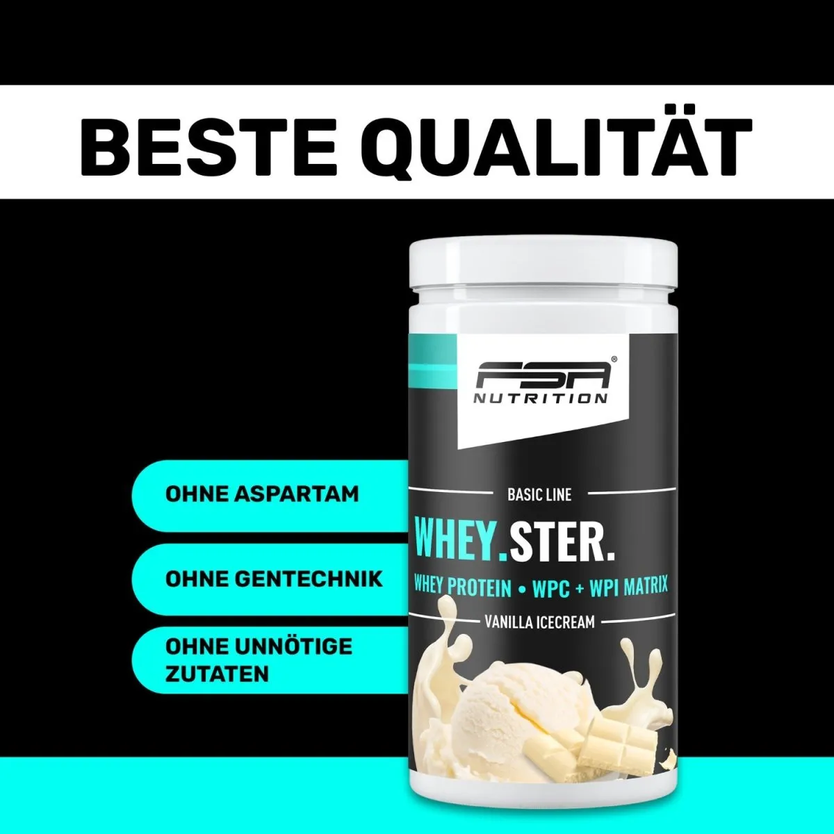 FSA Nutrition WHEY.STER Whey Protein Vanilla Icecream