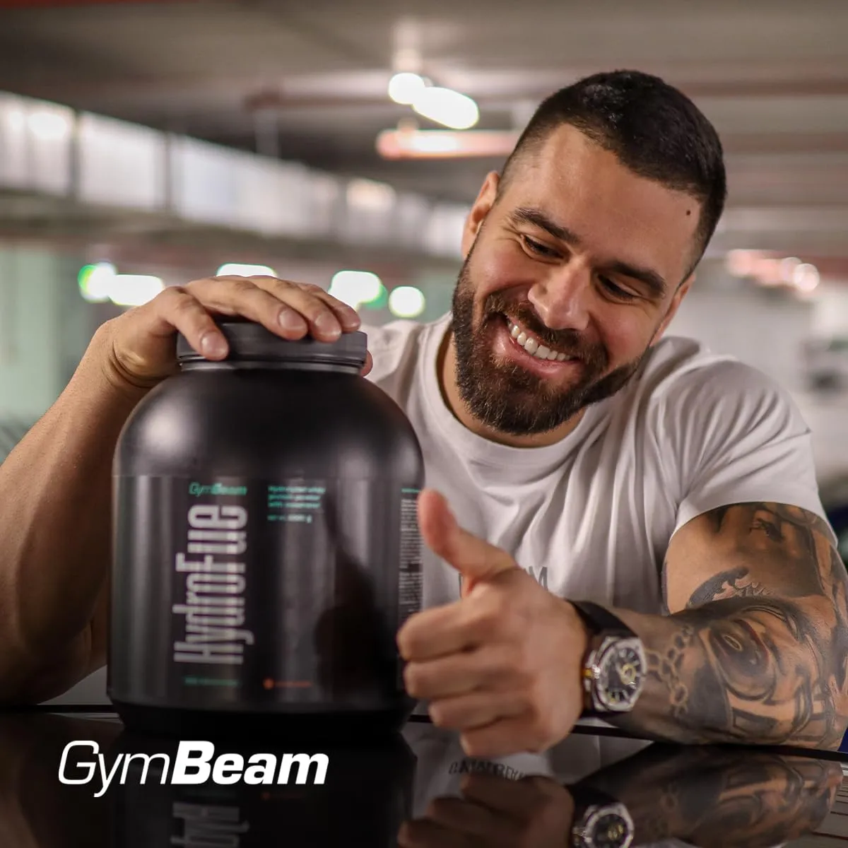 GymBeam HydroFue Whey 2000 g Erdbeere 75,2% Protein