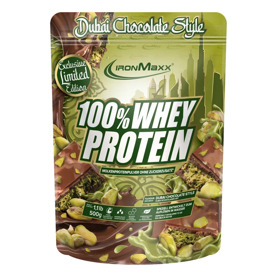 IronMaxx 100% Whey Protein 500g Dubai Chocolate