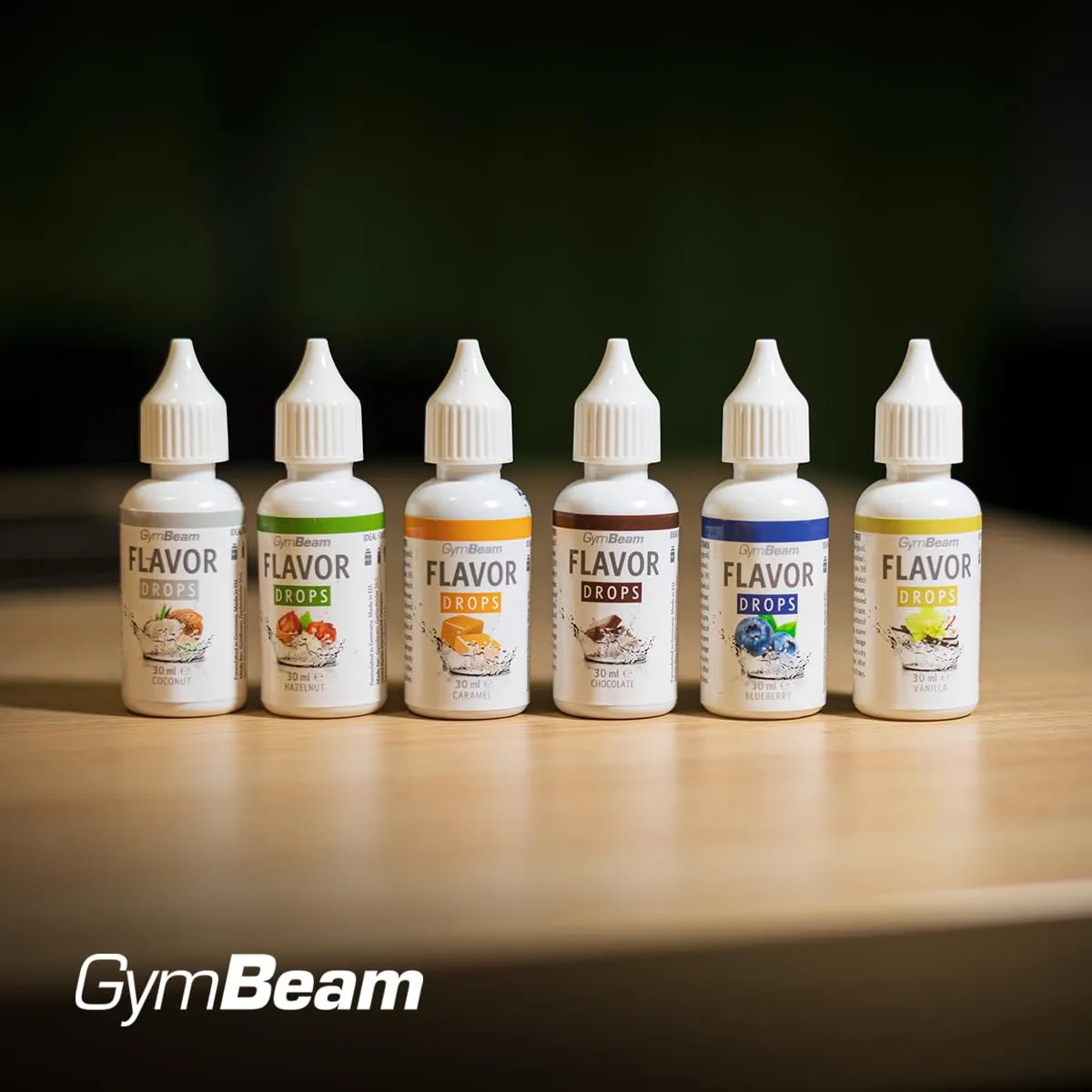 GymBeam Flavor Drops Haselnuss 30 ml zuckerfrei