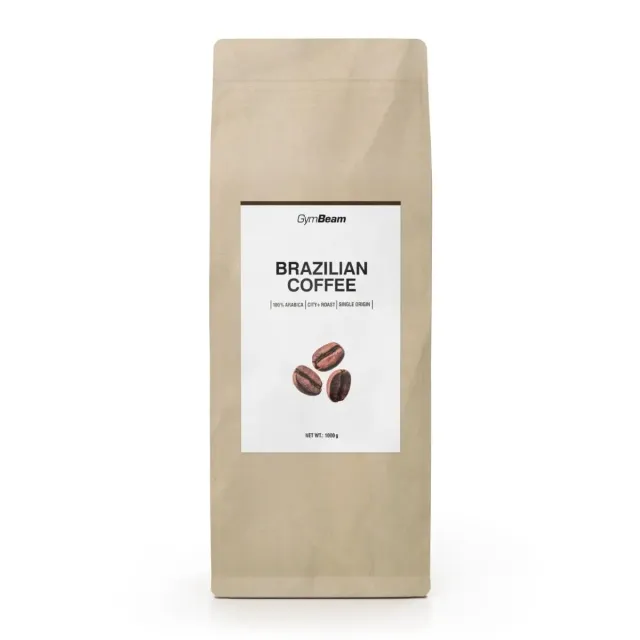 GymBeam Brasilianischer Kaffee Bohnen 1000g Arabica mittel