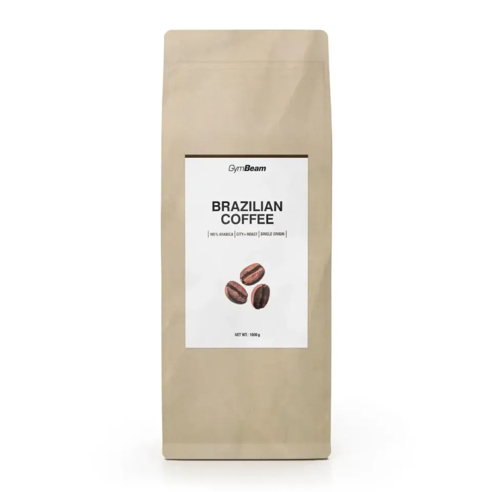 GymBeam Brasilianischer Kaffee Bohnen 1000g Arabica mittel