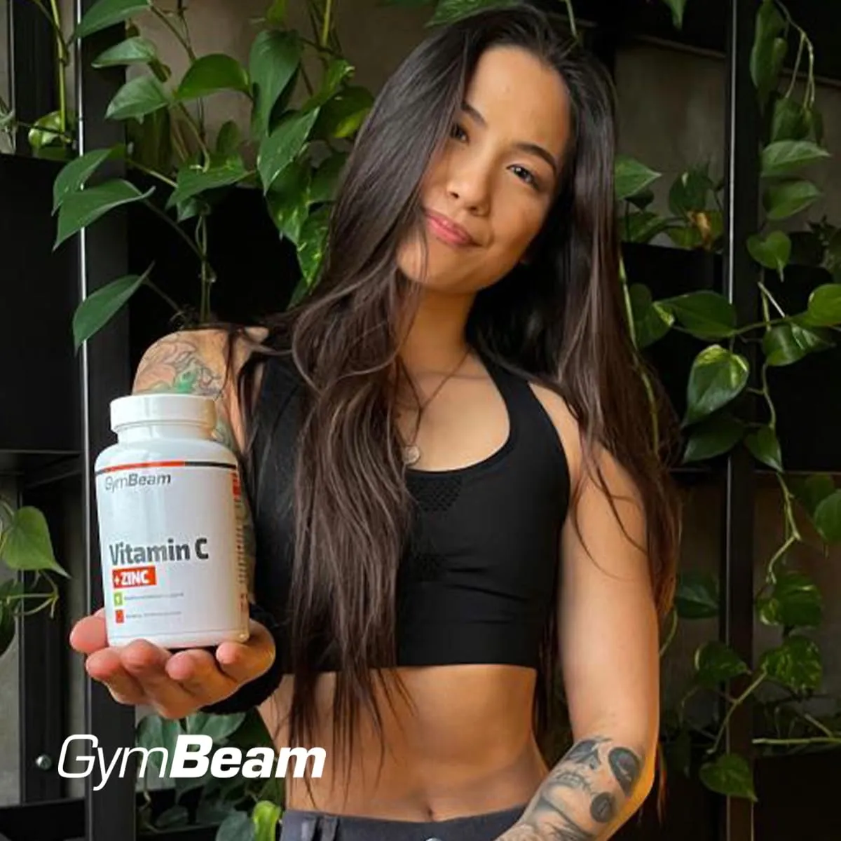 GymBeam Vitamin C + Zink Tabletten 120 Stück Immun