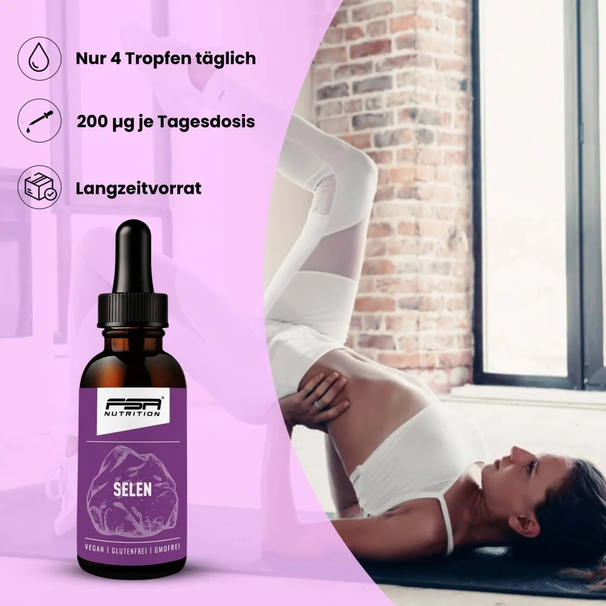 FSA Nutrition Selen Tropfen 50 ml 200 µg hochdosiert