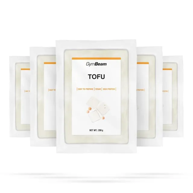 GymBeam Tofu Natur pflanzliches Protein 15x200g zuckerfrei