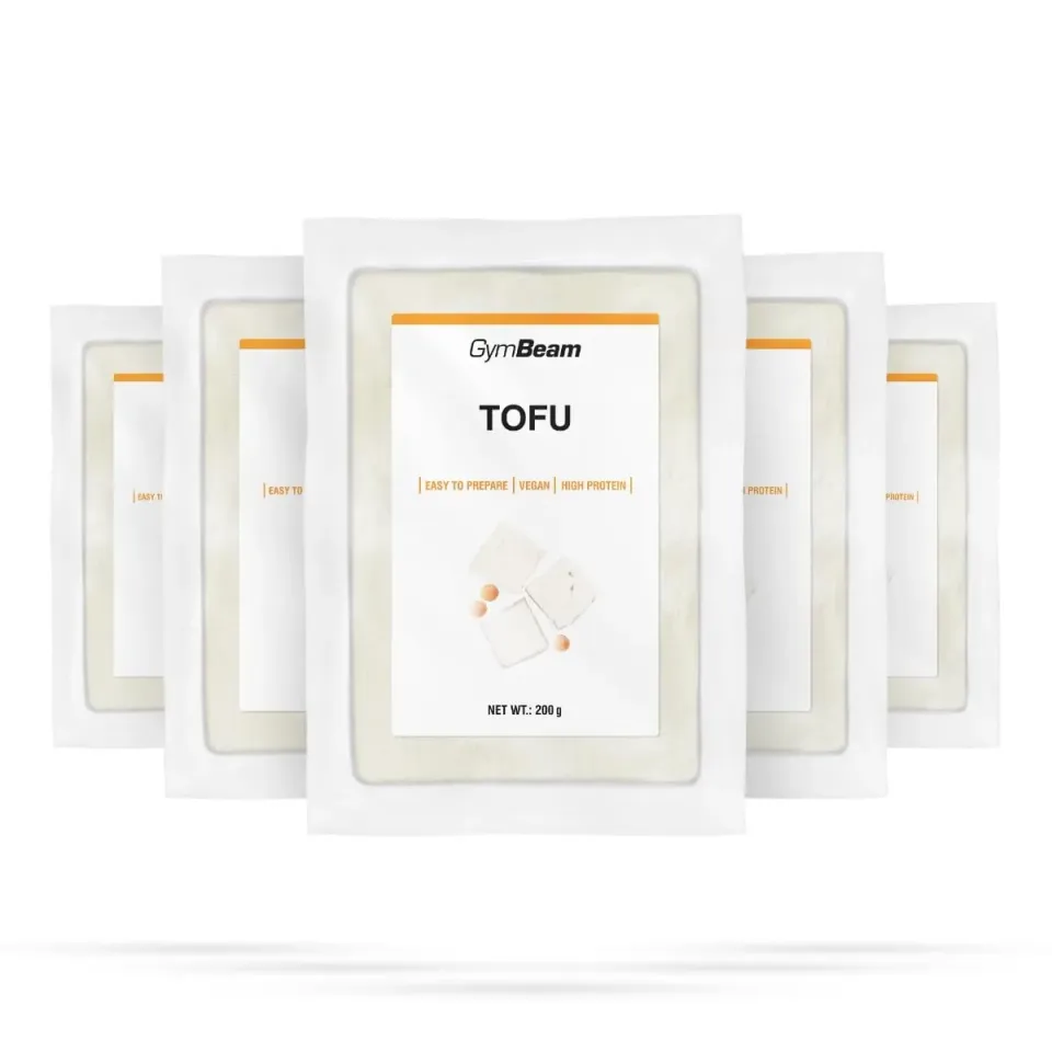 GymBeam Tofu Natur pflanzliches Protein 15x200g zuckerfrei