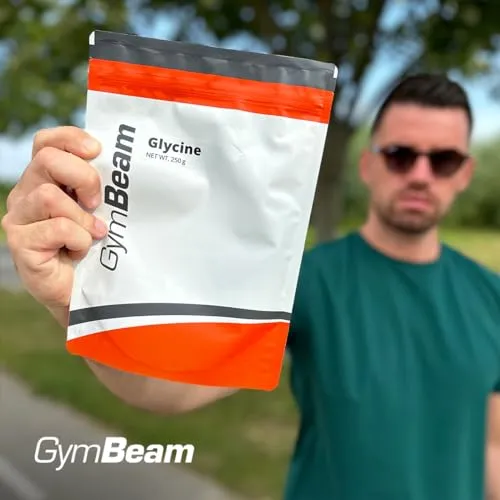 GymBeam Glycinpulver Aminosäuren 250g für Schlaf