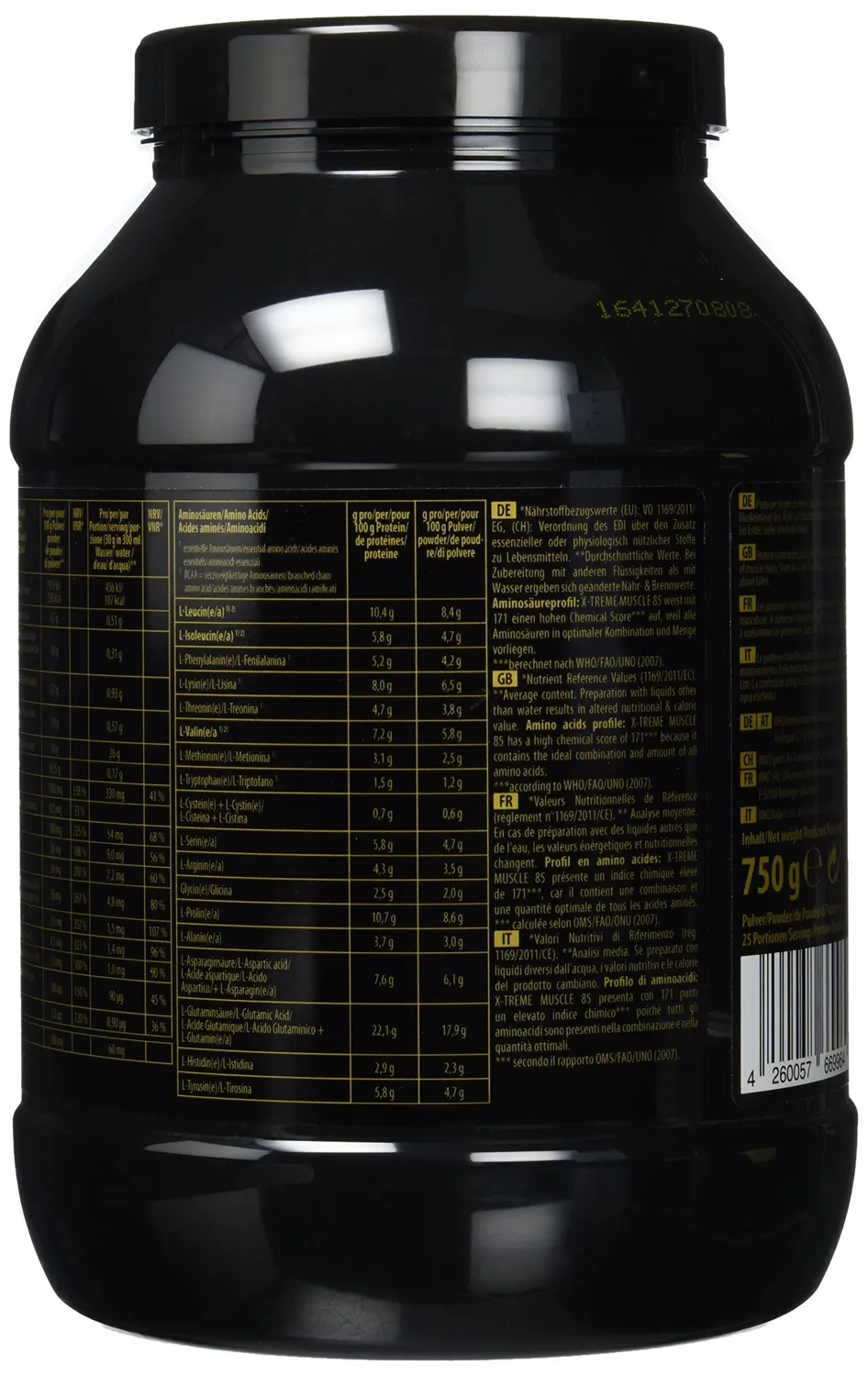 Inkospor X-Treme Muscle 85 Schokolade 750 g 4-Komponenten