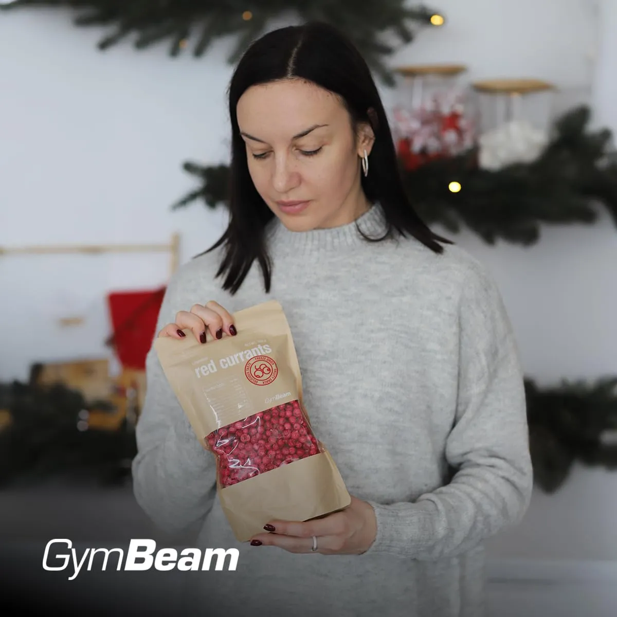 GymBeam Rote Johannisbeeren gefriergetrocknet 100 g