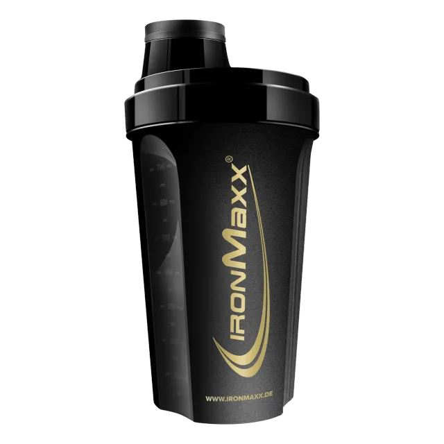 IronMaxx Shaker Black Gold 700ml mit Sieb