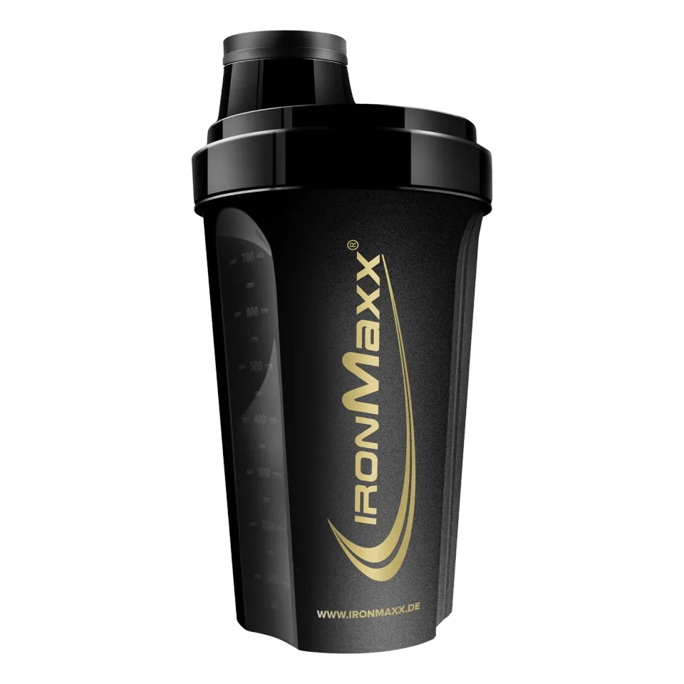 IronMaxx Shaker Black Gold 700ml mit Sieb