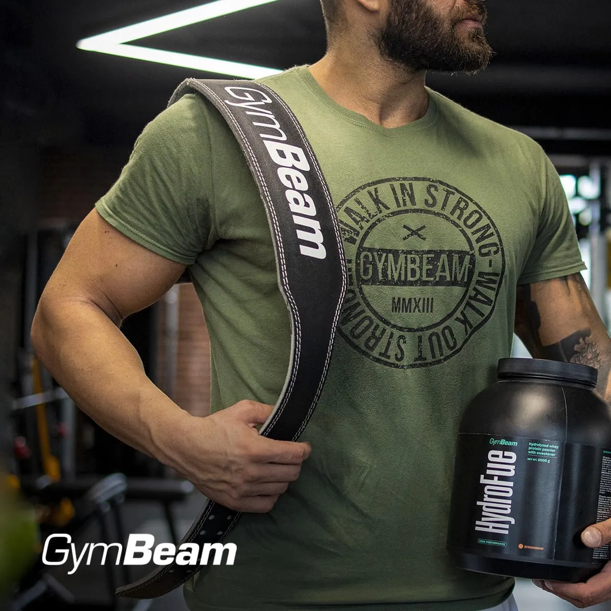GymBeam Ronnie Fitnessgürtel XS für Gewichtheben