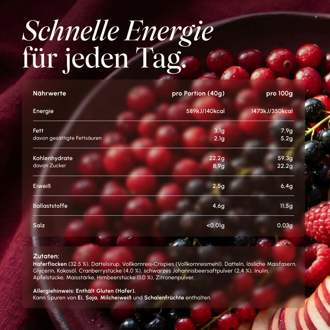 Vetain Oatbar Berry Haferriegel