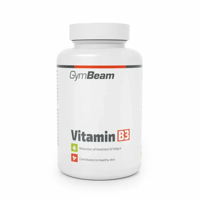 GymBeam Vitamin B3 Niacin Kapseln 90 Stück vegan