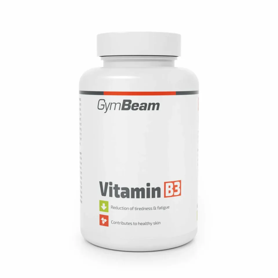 GymBeam Vitamin B3 Niacin Kapseln 90 Stück vegan