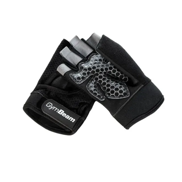 GymBeam Grip Black Fitnesshandschuhe Anti-Rutsch atmungsaktiv