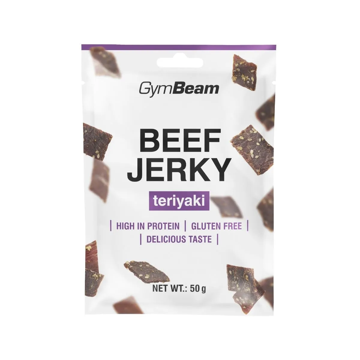 GymBeam Beef Jerky Rindersnack 50 g Barbecue