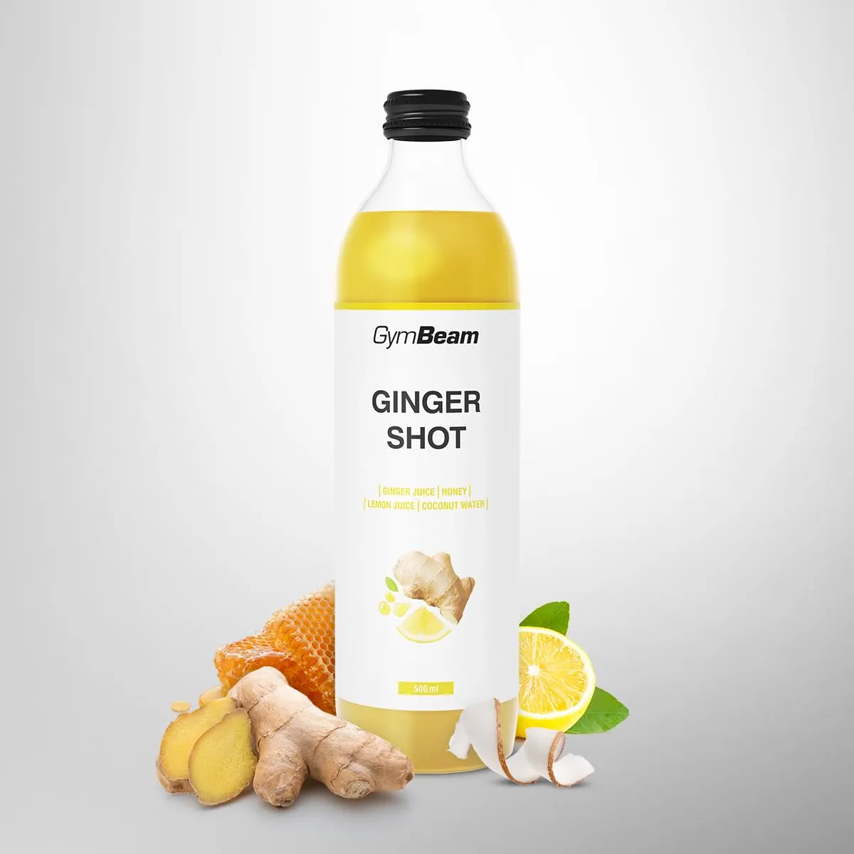 GymBeam Ingwer Shot Getränk 500 ml scharf