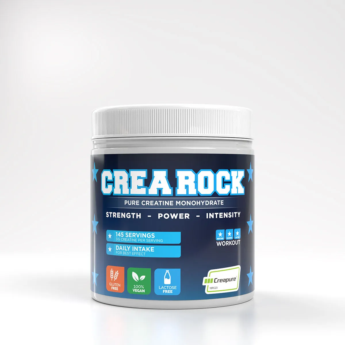 Rocka Nutrition Creatine Monohydrat Pulver Neutral 500g Creapure