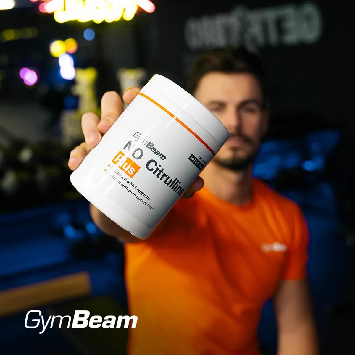 GymBeam NO Citrulline Plus Pre-Workout Pulver 420g Grüner Apfel koffeinfrei