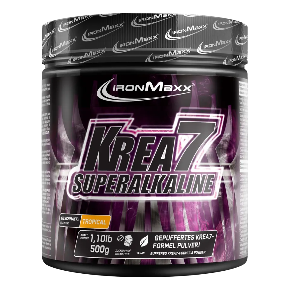 IronMaxx Krea7 Superalkaline Powder 500g Tropical vegan