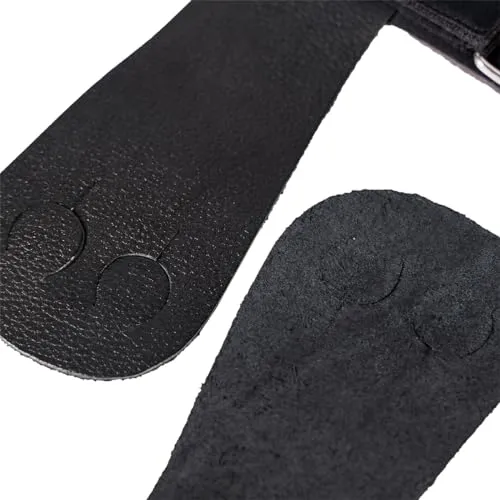 GymBeam Strong-Grip Zughilfen Leder Nylon 2-Finger