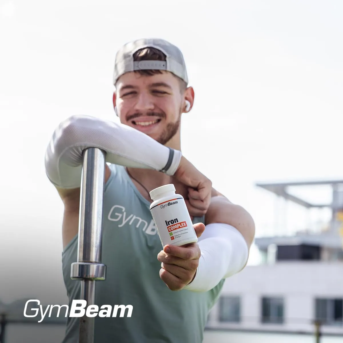 GymBeam Iron Complex Eisen Kapseln 120 Caps mit Vitamin C