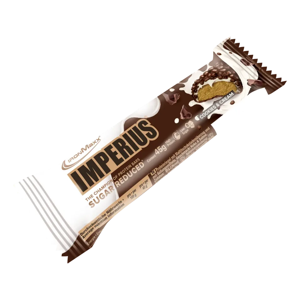 IronMaxx Imperius Proteinriegel 45g Cookies & Cream zuckerarm