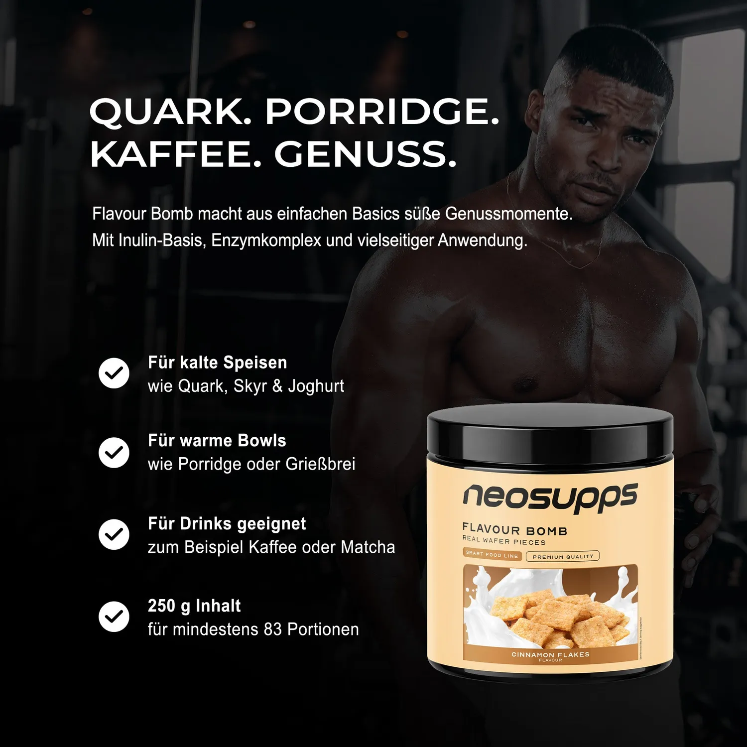Neosupps Flavour Bomb Cinnamon Flakes 250g Pulver