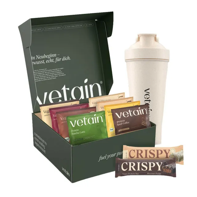 Vetain Probierbox 10 Bestseller mit Shaker Kennenlernset