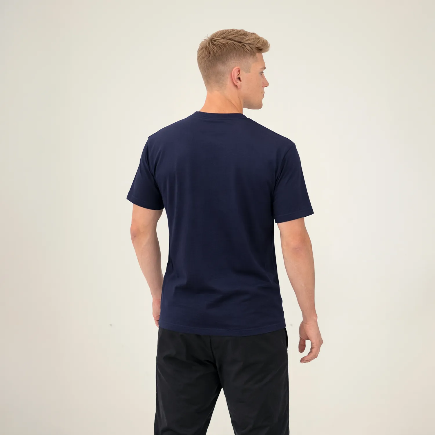 IronMaxx T-Shirt Herren Dunkelblau S Baumwoll-Mix