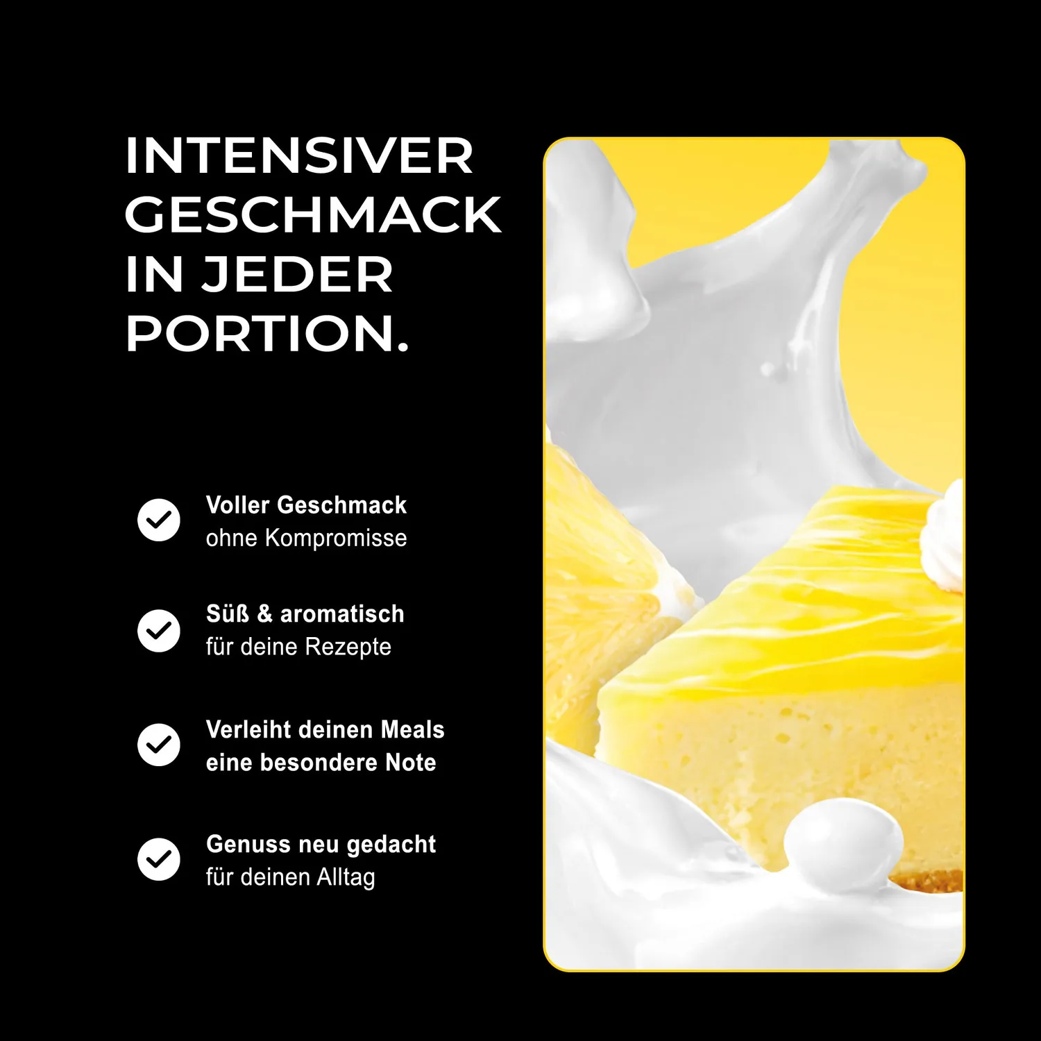Neosupps Flavour Bomb Lemon Cheesecake Geschmackspulver 250g fruchtig