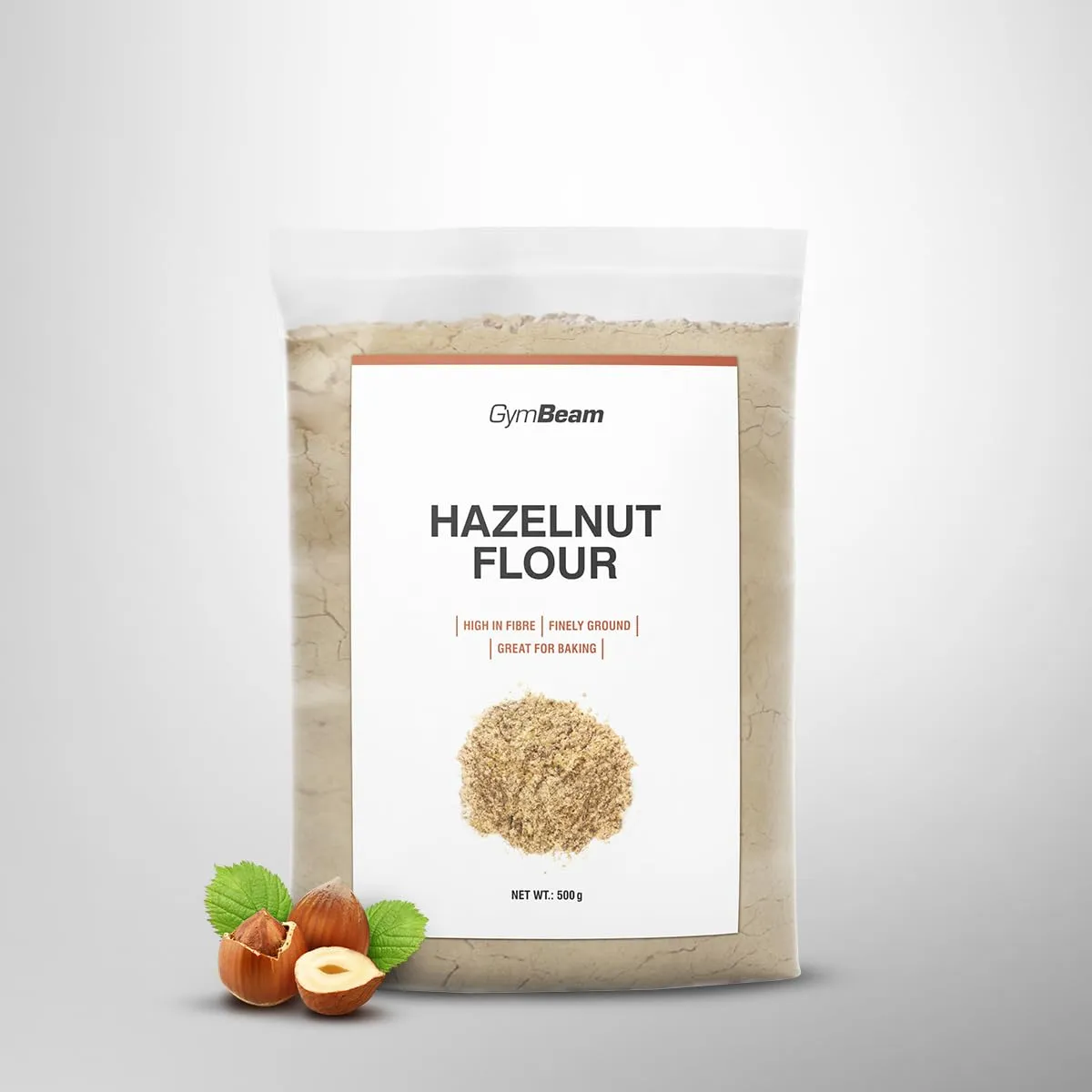 GymBeam Haselnussmehl glutenfrei 500 g Low-Carb