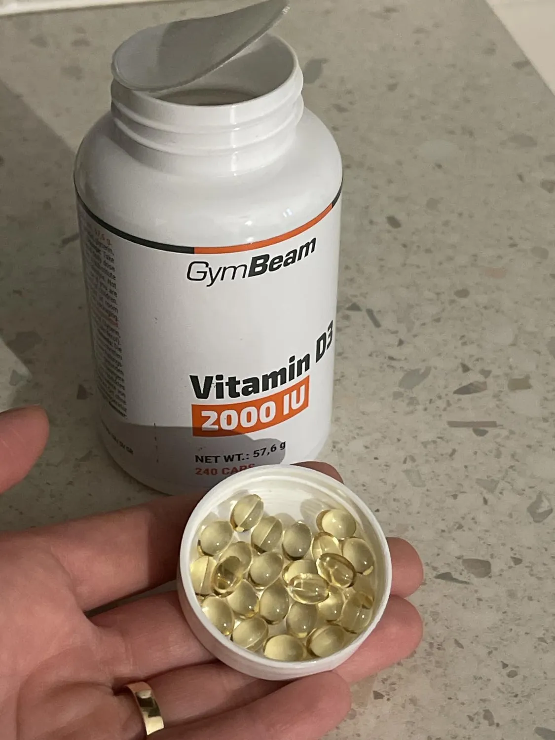 GymBeam Vitamin D3 2000 IU Kapseln 60 caps