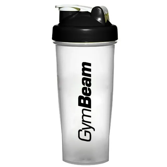 GymBeam Shaker-Flasche 700ml transparent BPA-frei mit Spirale