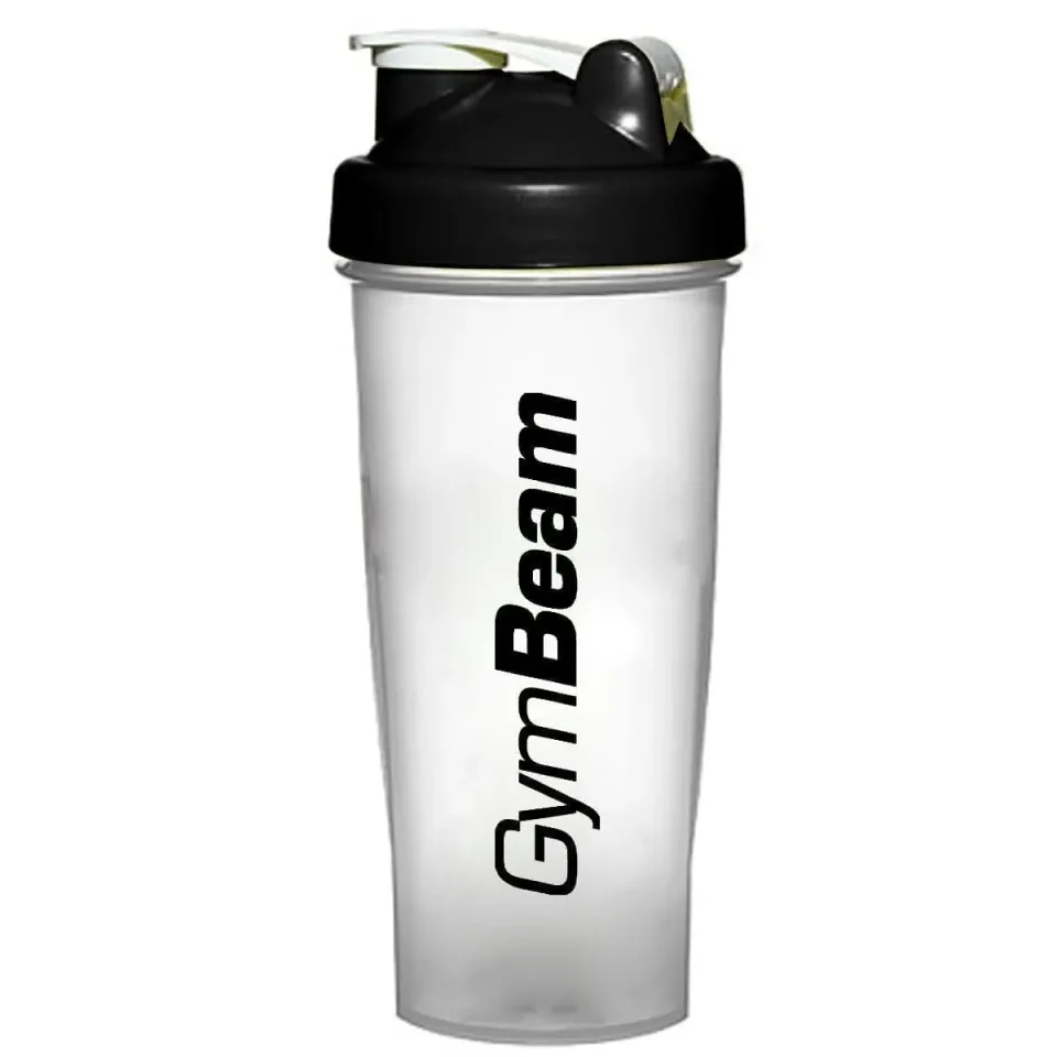 GymBeam Shaker-Flasche 700ml transparent BPA-frei mit Spirale