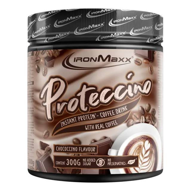 IronMaxx Proteccino Chococcino Protein Pulver 300g mit Kaffee